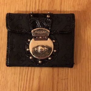 A black  Guess wallet